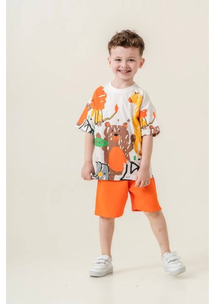 Erkek Çocuk Baskılı Alt-Üst Şortlu Takım, Erkek Çocuk Yazlık Takım fiyatları