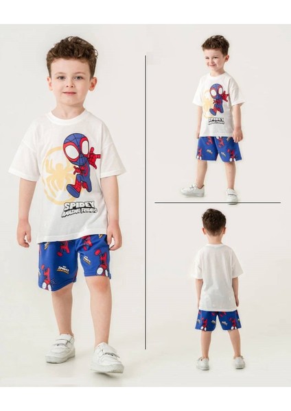 Erkek Çocuk Baskılı Alt-Üst Şortlu Takım, Erkek Çocuk Yazlık Takım modelleri