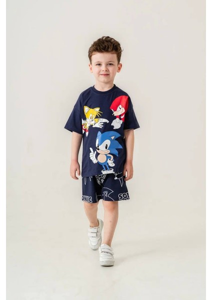 Erkek Çocuk Baskılı Alt-Üst Şortlu Takım, Erkek Çocuk Yazlık Takım modelleri