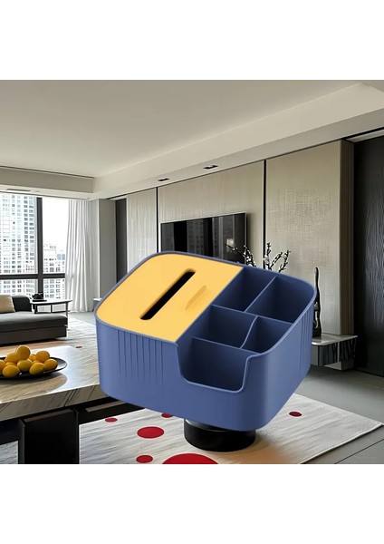 Makyaj ve Kozmetik Düzenleme Kutusu Organizer Kutusu Banyo Yüz Serumu Masa Düzenleyici Saklama 5+1 Bölmeli Peçetelikli Modern Tasarım Makyaj ve Masa Toplama Kutusu fırsatları
