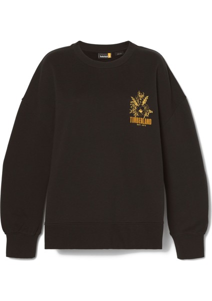 Brushed Chest Graphıc Crew Sweatshırt fiyatları