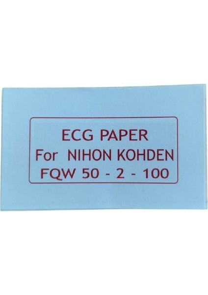 Ecg Kağıdı Nihon Kohden Fqw 50-2-100 Z Katlamalı 1 Adet 200 Sayfa fiyatları