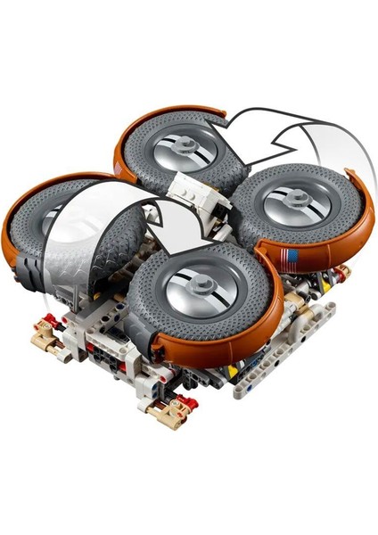 42182 LEGO Technic Nasa Apollo Ay Taşıtı - Lrv 1913 Parça +18 Yaş