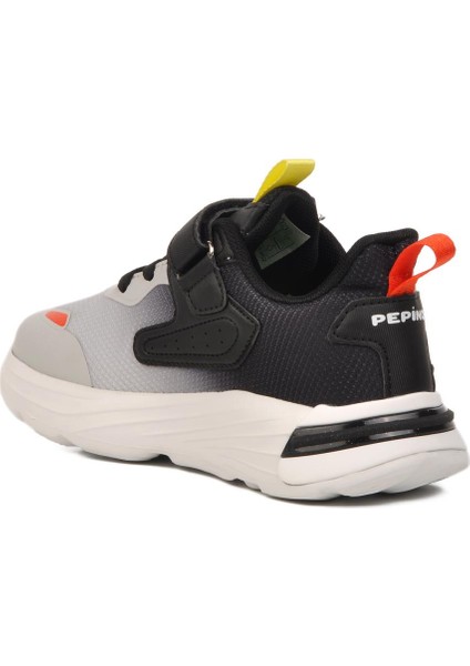 Siyah Cırtlı Hafif Hava Alabilen Erkek Çocuk Spor Ayakkabı 1952 F fırsatları