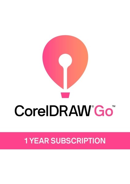 CorelDRAW Go Windows/MAC - 1 Cihaz 1 Yıl Abonelik Kodu