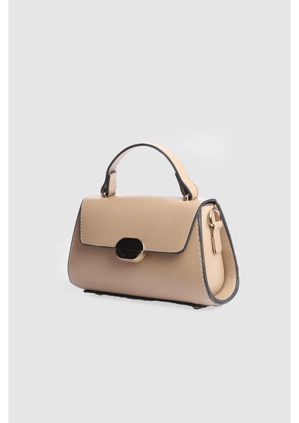 Kadın Asey Kutu El Ve Askılı Çanta Vizon modelleri