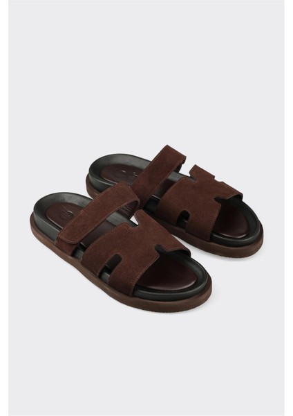 Kahve Deri Erkek Günlük Terlik fırsatları