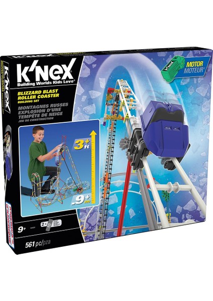 K’nex Blizzard Blast Roller Coaster Seti (Motorlu) Thrill Rides K indirimleri