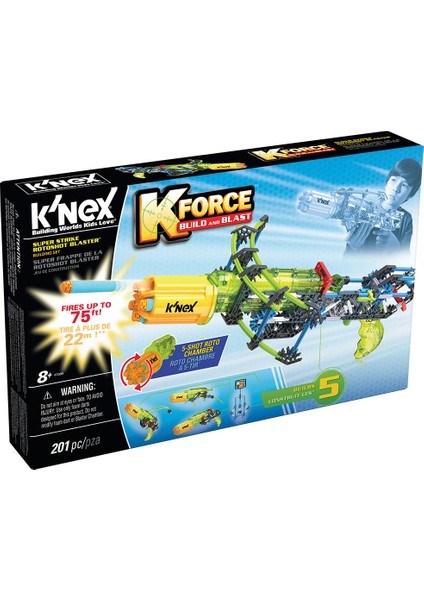 K’nex K-Force Super Strike Rotoshot Blaster Yapı Seti Knex 47009