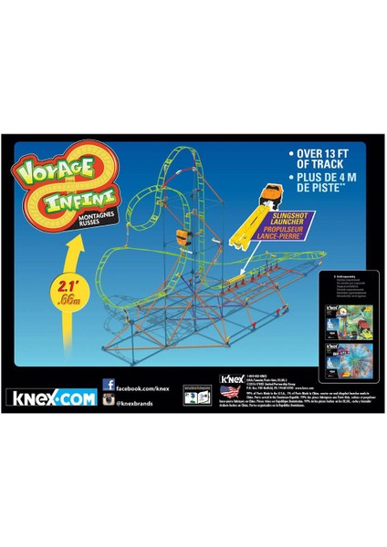 K’nex Infinite Journey Roller Coaster Seti Thrill Rides Knex 1540