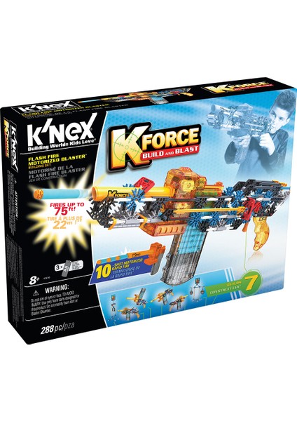 K’nex K-Force Flash Fire Blaster Yapı Seti (Motorlu) Knex 47010