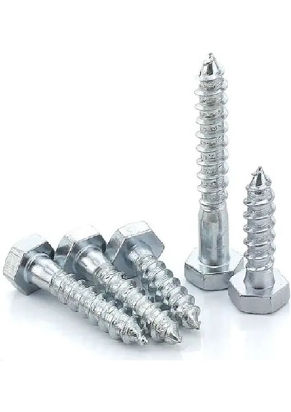 Demir Trifon Vida M10X80 mm Dın 571 6.8 Kalite Akb Altı Köşe Başlı 15 Adet