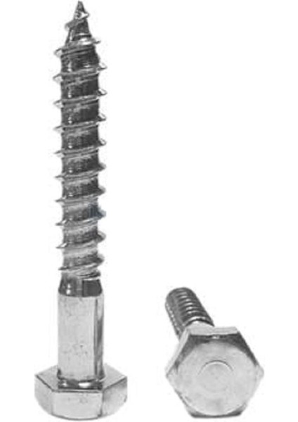 Demir Trifon Vida M6X50 mm Dın 571 6.8 Kalite Akb Altı Köşe Başlı 50 Adet