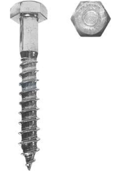 Demir Trifon Vida M6X50 mm Dın 571 6.8 Kalite Akb Altı Köşe Başlı 50 Adet