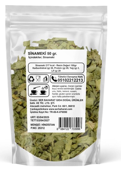 Sinameki (Cassia Angustifolia) 50 G fiyatları