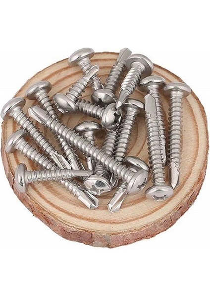 4.2X45 Ysb Yonga Bağlatı Vidası 100 Adet Dın 7504N Matkap Uçlu Saç Vidası fırsatları