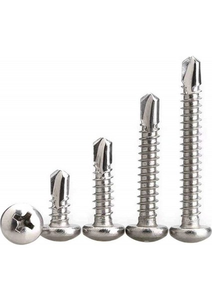 4.8X70 Ysb Yonga Bağlatı Vidası 50 Adet Dın 7504N Matkap Uçlu Saç Vidası