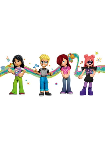 Friends Pop Star Müzik Turne Otobüsü 42619 modelleri