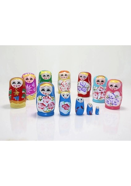 5'li Ahşap Matruşka ALK1204