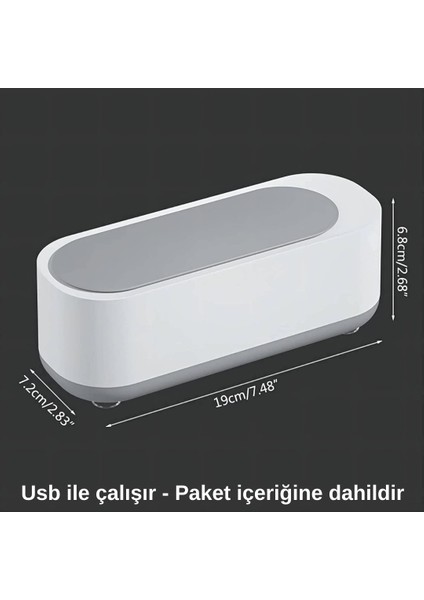 Gözlük , Saat Küpe Kolye Ultrasonik Takı Temizleyici. Dezanfekte Cihazı fiyatları