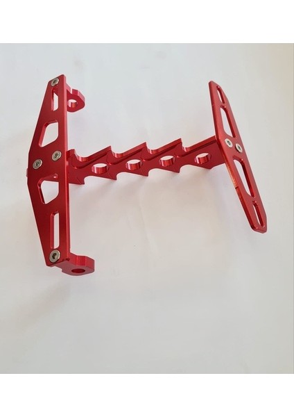 Plakalık Sabit Kırmızı Spor Kesim Modifiye - Motosiklet