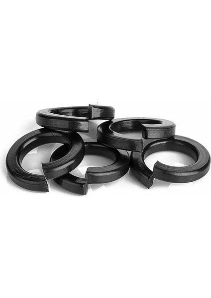 Rondela Yaylı M18 Dın 127 Siyah Inox Paslanmaz Çelik 20 Adet