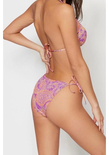 Üçgen Bikini Takımı Ayarlanabilir Askılı Çıkarılabilir Pedli Deniz Havuz Plaj Mayo