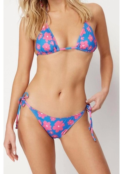 Üçgen Bikini Takımı Ayarlanabilir Askılı Çıkarılabilir Pedli Deniz Havuz Plaj Mayo