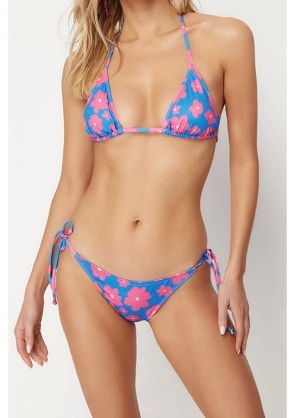 Üçgen Bikini Takımı Ayarlanabilir Askılı Çıkarılabilir Pedli Deniz Havuz Plaj Mayo