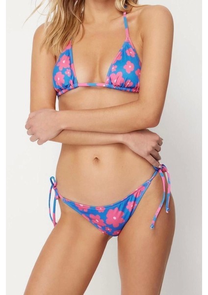 Üçgen Bikini Takımı Ayarlanabilir Askılı Çıkarılabilir Pedli Deniz Havuz Plaj Mayo