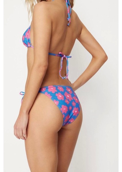 Üçgen Bikini Takımı Ayarlanabilir Askılı Çıkarılabilir Pedli Deniz Havuz Plaj Mayo