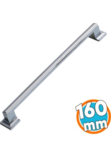 Metal Kulp Mutfak Dolabı Mobilya Dolap Kapak Çekmece Kulpları Kulbu Kulpu 16 cm 160 mm Krom