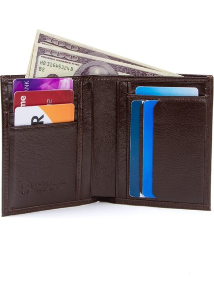 Erkek Deri Kartlık ve Cüzdan NEWPOLO329 - Taba fırsatları
