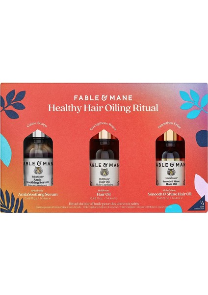 Healthy Hair Oiling Ritual - Saç Bakım Seti 3 x 14.4ml