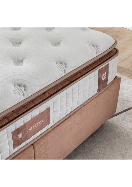 Ultra Ortopedik Touch Brown Orijinal Pedli Yaylı Yatak (27Cm) 100X200 fırsatları