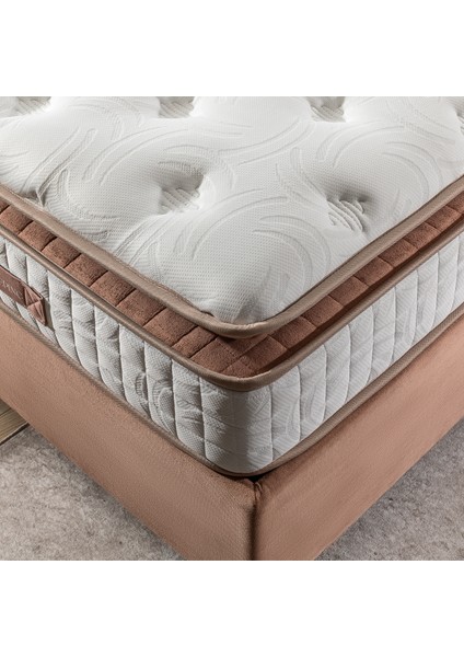 Ultra Ortopedik Touch Brown Orijinal Pedli Yaylı Yatak (27Cm) 100X200 indirimleri