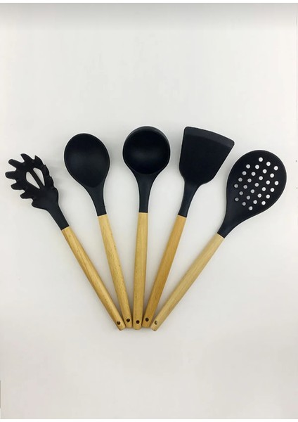 Home Bambu Saplı 5'li Servis Seti