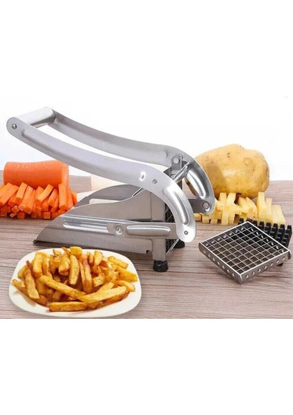 Çelik El Tipi Patates Sebze Dilimleyici Küp Rende Doğrayıcı