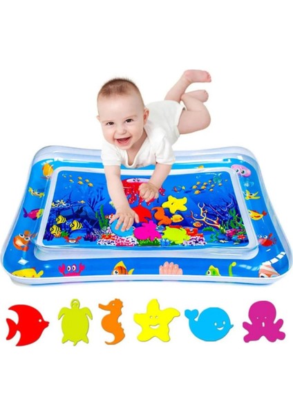 Bebek Su Matı Tummy Time Aktivite Oyuncağı Su Havuzu fiyatları