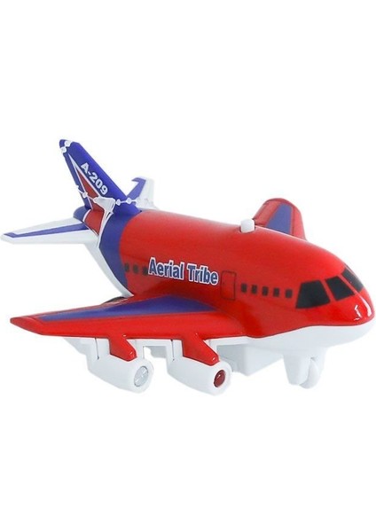 XG879-209 Sesli Işıklı Metal Çek Bırak Uçak -Birliktoys