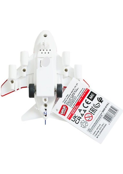 XG879-209 Sesli Işıklı Metal Çek Bırak Uçak -Birliktoys