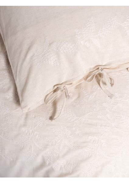 Cotton Keten Çift Kişilik Nevresim Takımı Kivora