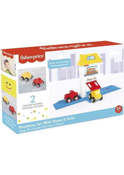 1824 Fısher Prıce Roadway Set With House - G