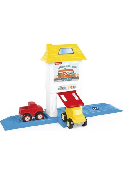 1824 Fısher Prıce Roadway Set With House - G