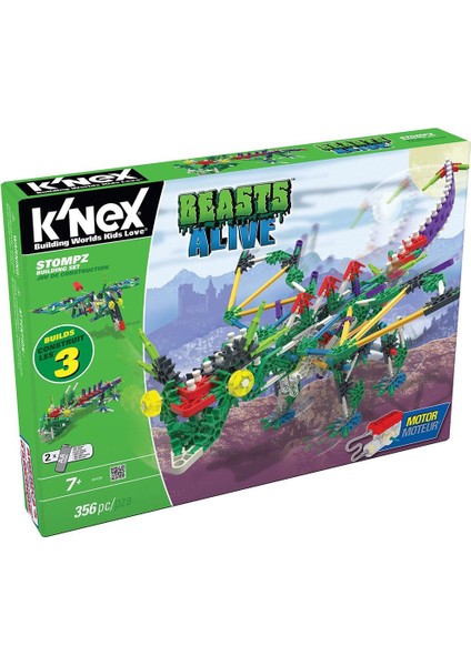 K’nex Stompz Yapım Seti (Motorlu) Beasts Alive Knex 34485
