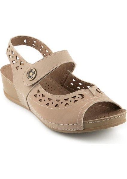 Terra 31130-042 Anatomik Taban Kadın Sandalet A.vizon 36-40