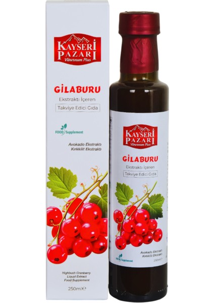 Pazarı Gilaburu Ekstraktı Avokado Kırkkilit Ekstraktı 250 ml