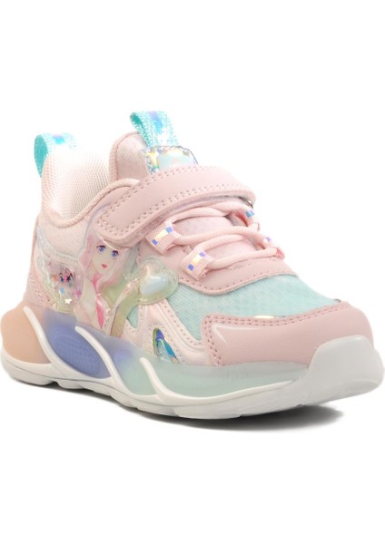 Pudra Cırtlı Kız Çocuk Spor Ayakkabı 1944 P