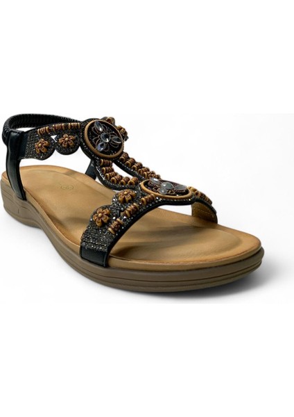 7053 Kadın Anatomik Taşlı Sandalet fiyatları