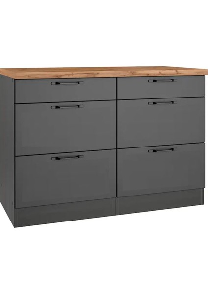 Pera 6 Çekmeceli -Mutfak Dolabı-Çok Amaçlı Dolap-Alt MODÜL-120 cm